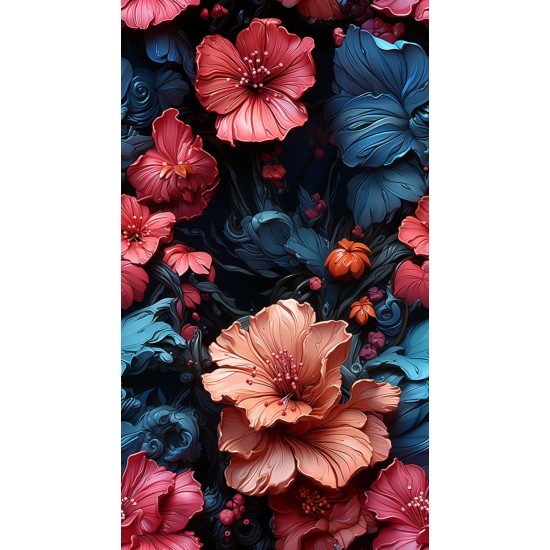 Hibiscus - Πίνακας σε καμβά