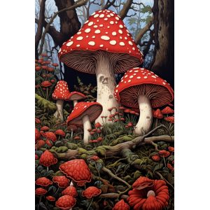 Infected mushrooms - Πίνακας σε καμβά Infected mushrooms - Πίνακας σε καμβά