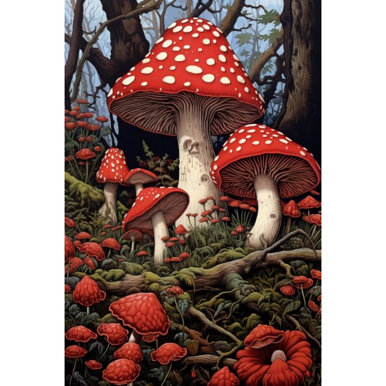 Infected mushrooms - Πίνακας σε καμβά Κάδρα / Καμβάδες