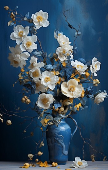 Jasmine bouquet - Πίνακας σε καμβά