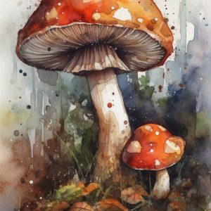 Magic mushroom - Πίνακας σε καμβά