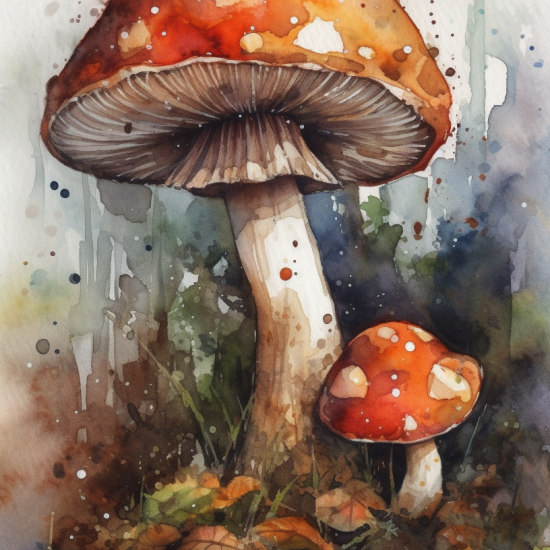 Magic mushroom - Πίνακας σε καμβά