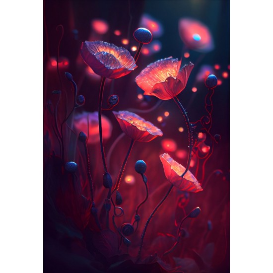 Magic nights - Πίνακας σε καμβά