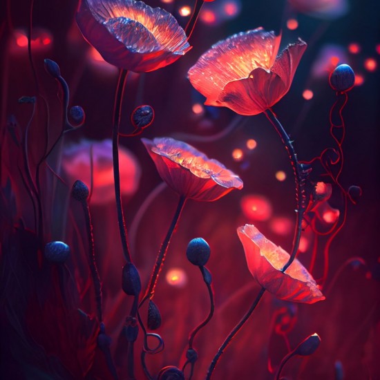 Magic nights - Πίνακας σε καμβά