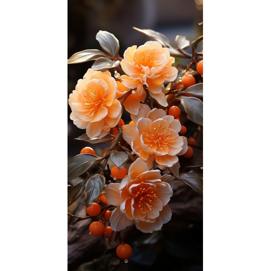 Orange nature - Πίνακας σε καμβά