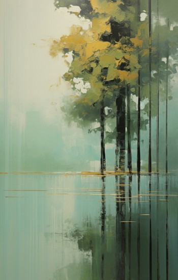 Peaceful reflections - Πίνακας σε καμβά