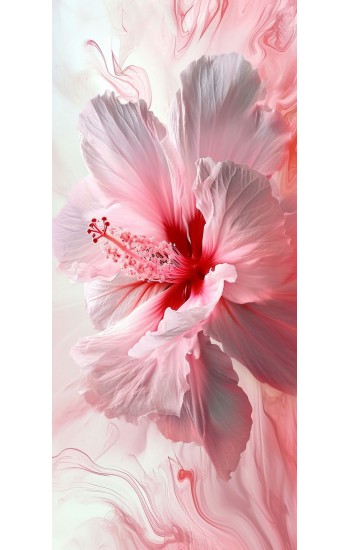 Pink flower - Πίνακας σε καμβά