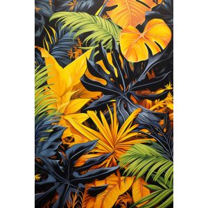 Tropical leaves - Πίνακας σε καμβά