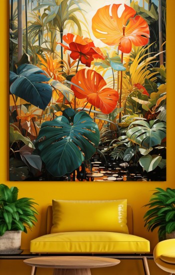 Tropical paradise 2 - Πίνακας σε καμβά