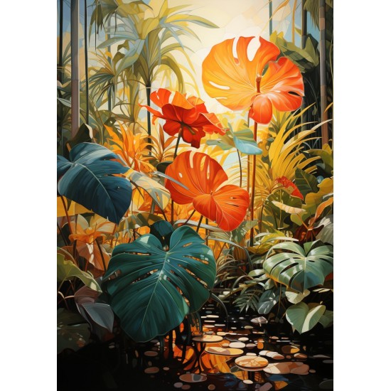 Tropical paradise 2 - Πίνακας σε καμβά Κάδρα / Καμβάδες