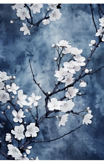 White blossom - Πίνακας σε καμβά