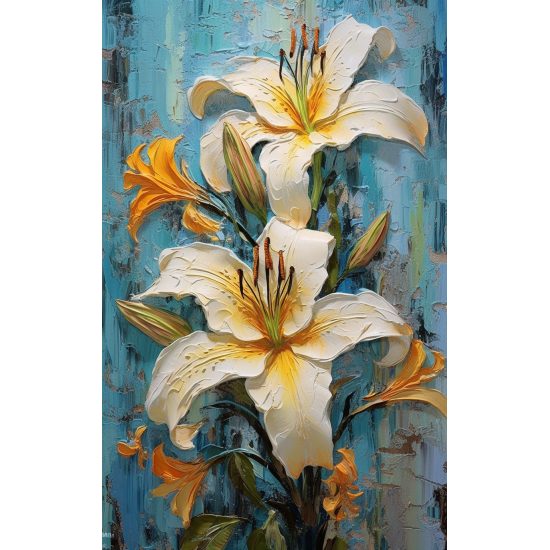 Yellow lily - Πίνακας σε καμβά Yellow lily - Πίνακας σε καμβά