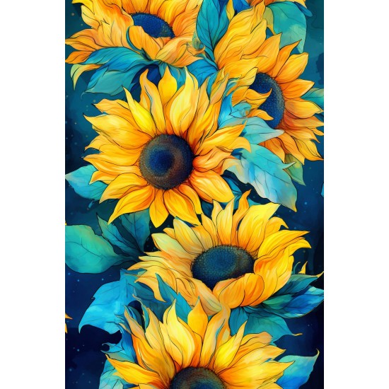 Yellow sunflowers - Πίνακας σε καμβά - Πίνακας σε καμβά Κάδρα / Καμβάδες