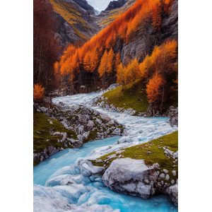 Frozen river - Πίνακας σε καμβά
