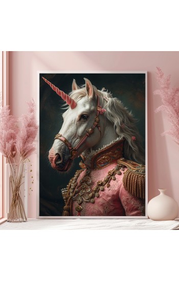 General unicorn 2 -  Πίνακας σε καμβά