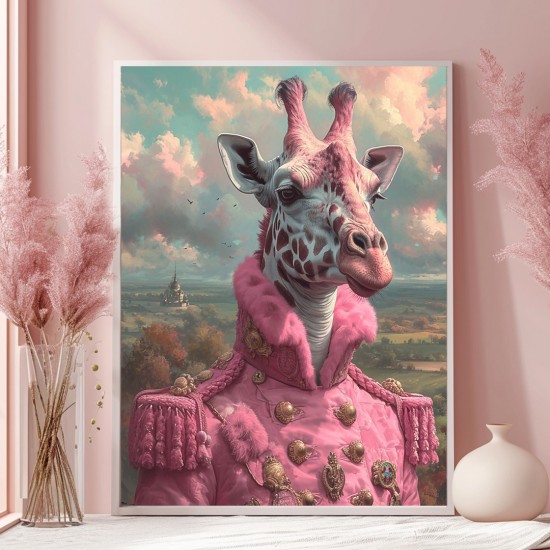 General giraffe 2 - Πίνακας σε καμβά Κάδρα / Καμβάδες