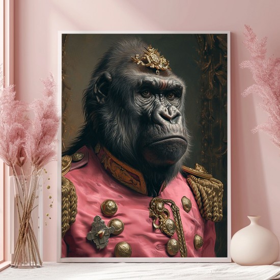 General gorilla - Πίνακας σε καμβά Κάδρα / Καμβάδες