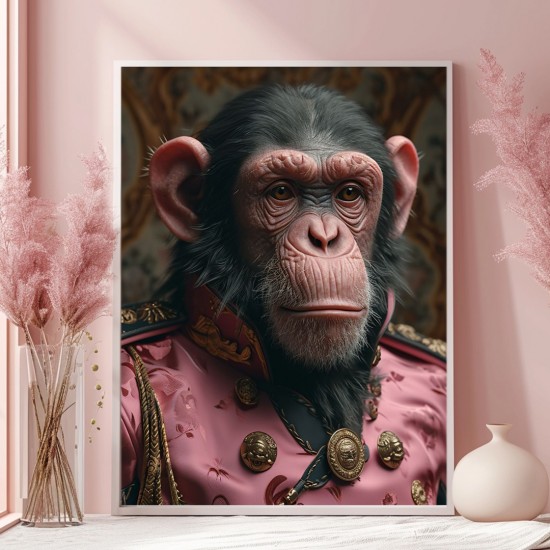 General monkey - Πίνακας σε καμβά Κάδρα / Καμβάδες