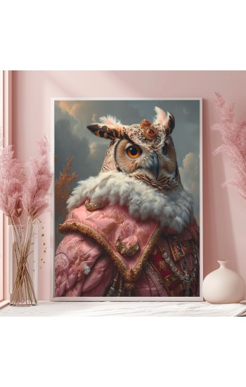 General owl -  Πίνακας σε καμβά