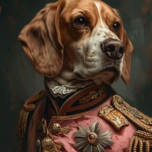 General beagle - Πίνακας σε καμβά