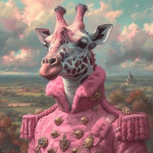 General giraffe 2 - Πίνακας σε καμβά General giraffe 2 - Πίνακας σε καμβά