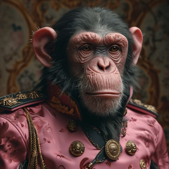 General monkey - Πίνακας σε καμβά Κάδρα / Καμβάδες