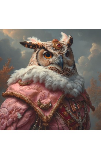 General owl -  Πίνακας σε καμβά