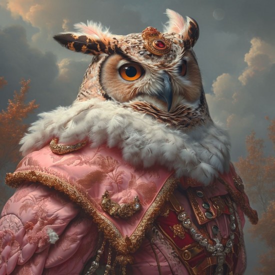 General owl - Πίνακας σε καμβά Κάδρα / Καμβάδες