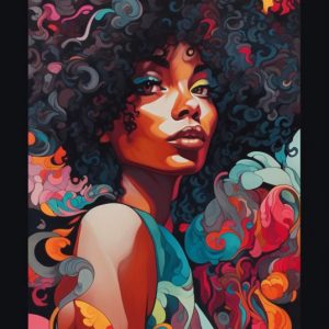 Africa beauty - Πίνακας σε καμβά