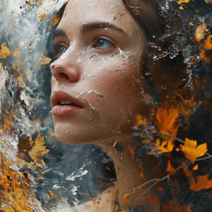 Autumn girl - Πίνακας σε καμβά Autumn girl - Πίνακας σε καμβά