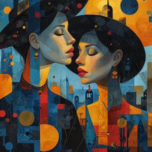 Berlin love - Πίνακας σε καμβά Berlin love - Πίνακας σε καμβά