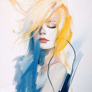 Blonde existence - Πίνακας σε καμβά