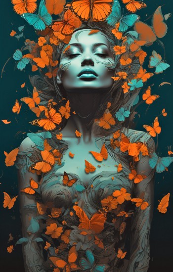 Butterflies - Πίνακας σε καμβά