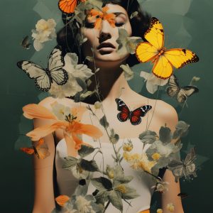 Butterfly collage - Πίνακας σε καμβά Butterfly collage - Πίνακας σε καμβά