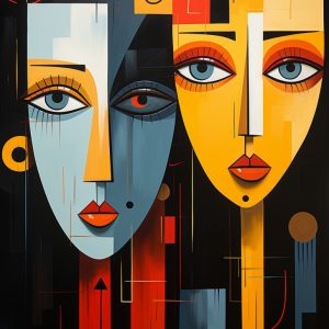 Conversation - Πίνακας σε καμβά