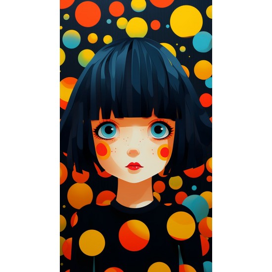 Cute little girl -  Πίνακας σε καμβά