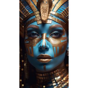 Egyptian woman face - Πίνακας σε καμβά Egyptian woman face - Πίνακας σε καμβά