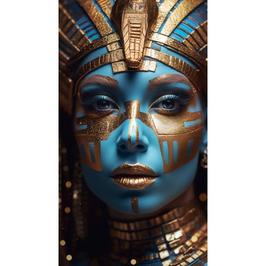 Egyptian woman face - Πίνακας σε καμβά Egyptian woman face - Πίνακας σε καμβά