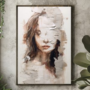 Faceless woman - Πίνακας σε καμβά