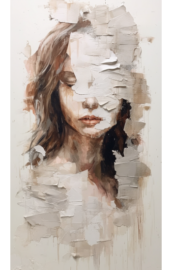 Faceless woman - Πίνακας σε καμβά