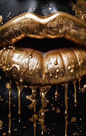 Luscious lips - Πίνακας σε καμβά