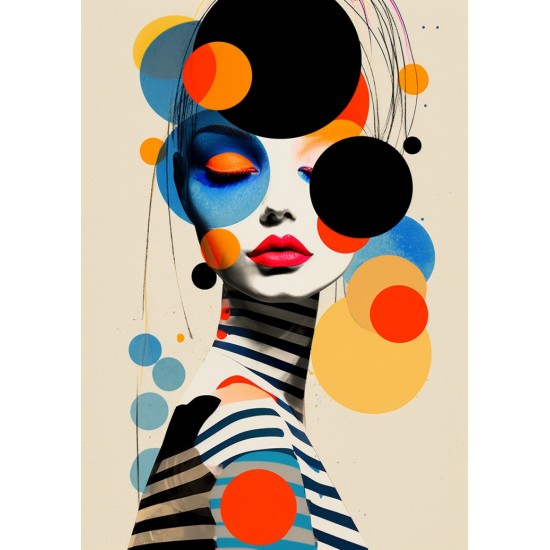 Minimal beautiful woman 2 - Πίνακας σε καμβά