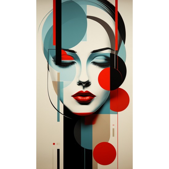 Minimal beautiful woman - Πίνακας σε καμβά