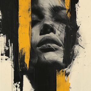 Minimalist face 1 - Πίνακας σε καμβά Minimalist face 1 - Πίνακας σε καμβά