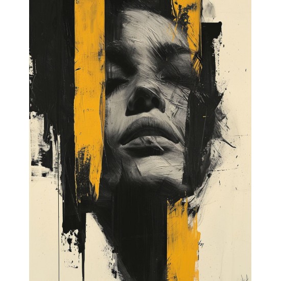 Minimalist face 1 -  Πίνακας σε καμβά