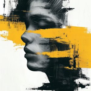 Minimalist face 2 - Πίνακας σε καμβά Minimalist face 2 - Πίνακας σε καμβά