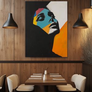 Optical illusion of a woman -  Πίνακας σε καμβά