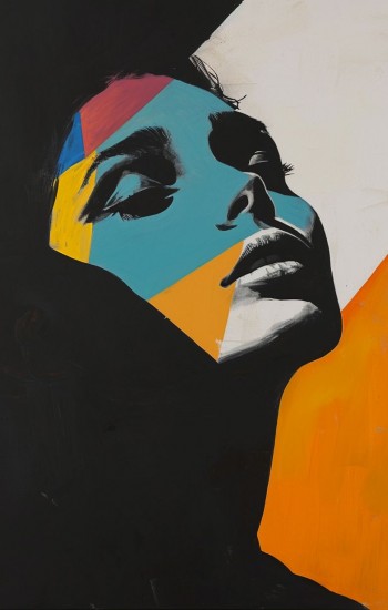 Optical illusion of a woman -  Πίνακας σε καμβά