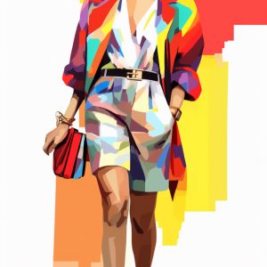 Pop art model - Πίνακας σε καμβά Pop art model - Πίνακας σε καμβά