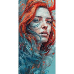 Surreal portrait of a woman - Πίνακας σε καμβά